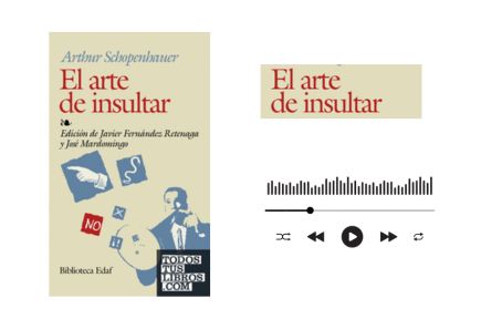 Audiolibro el arte de insultar de Arthur Schopenhauer