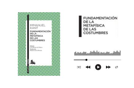 Audiolibro la fundamentación de la metafísica 